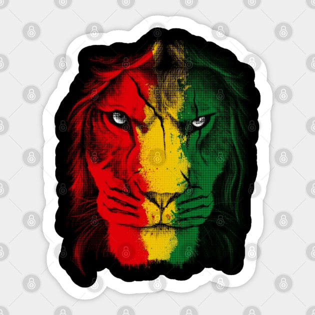 lion Sticker by jeffartph